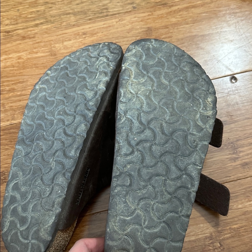 Brown Double Strap Sandals Birkenstock 39 - Picture 5 of 5